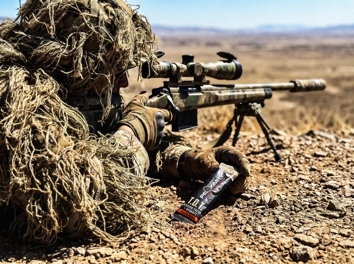 Field operator holding a T.O.T. stick
